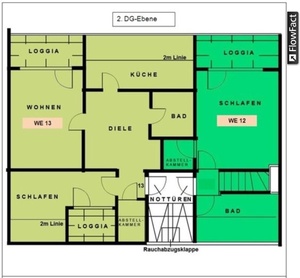 2 Zimmer Maisonettewohnung in ruhiger Lage 215684