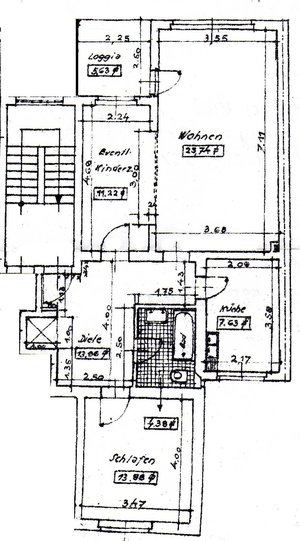 Düsseldorf-Unterbach- Gut aufgeteilt- Mit Loggia 21991