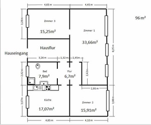 3 Zimmerwohnung im Raum Neu Zittau bei Gosen  34941