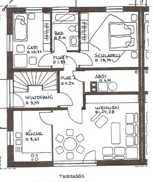 3 Zimmer Wohnung, Scharnebeck nähe Lüneburg 1683