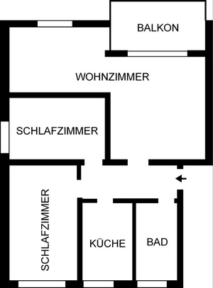 Schöne 3-Zimmerwohnung, frisch renoviert in Bonn-Duisdorf 199601
