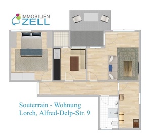 Schöne, frisch renovierte Souterrain-Wohnung auf dem Ranselberg mit Terrasse 678497