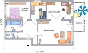 Neuwertige, ruhige Wohnung mit neuem Bad, Balkon, Stellplatz, am Ortsrand von Ilbenstadt. S-Bahnnähe 73577