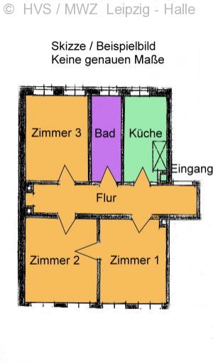 aufwändig sanierte 3-Raum Wohnung / verkehrsgünstige Lage  272700