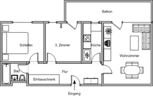 Komfortables Wohnen in einer 3-Zimmerwohnung in ruhiger, zentraler Lage 29551