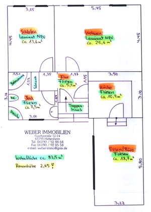 TRAUMHAFTE 3 ZKB mit Wohnküche und EBK in kl. WE, TGL-Bad, Lami NEU 66187