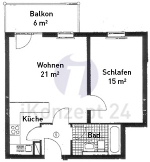 Ruhige 2 Zimmer Wohnung in Kesselsdorf 665743