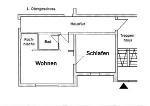 Geschmackvoll eingerichtete 42-m²-Wohnung in direkter Citylage 75661