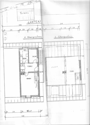 Etagenwohnung mit Garten 58130