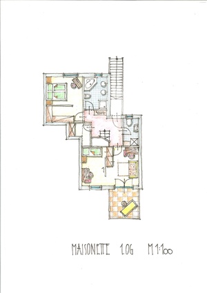 DAS GIBT ES NUR  EINMAL Penthaus – Maisonette 110 m2 56605