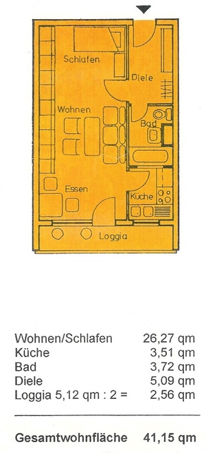 1-Zi.-Appartement inkl. Stellplatz ab 1.11. frei ! 493149