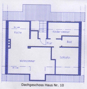 Schöne helle DG Wohnung mit 2 Schlafzimmern ab 01. Januar 2012 193757