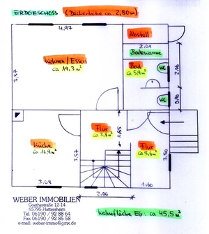 Schnuckelige DHH, 1913 errichtet, 1996 liebevoll kernsaniert, toller Sonnengarten 76224